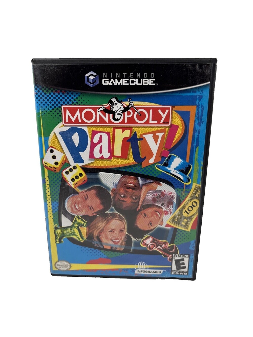 Monopoly Party Nintendo GameCube 2002 Family Game Complete CIB Tested